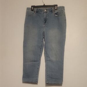 Chico's Light Blue Cropped Jeans